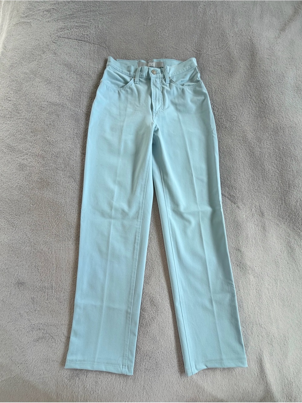 Versace Women’s Light Blue Straight Leg Lightweight Pants Size 28 S